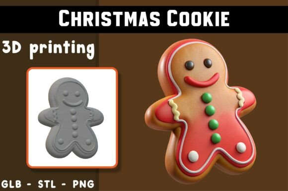 Bringing Holiday Magic to Life with the Christmas Cookie 3D Model