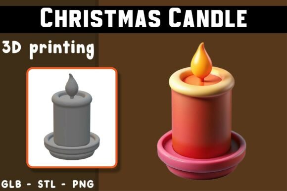 Christmas Candle 3D Model: Bringing Digital Magic to Physical Spaces