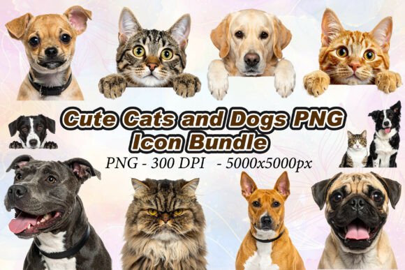 Cute Cats and Dogs PNG: Strategic Visual Assets for Modern Branding