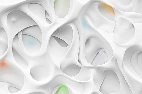 Elevating Digital Aesthetics with White Abstract 3D Texture Art