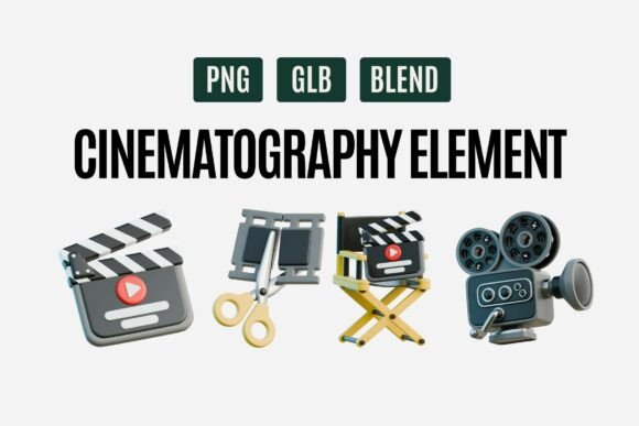 Elevating Visual Storytelling with Cinematography Element 3D Set 03