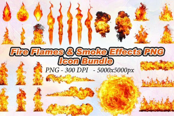 Evaluating Fire Flames Smoke Effects PNG for Modern Design Projects