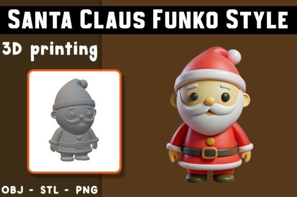 Evaluating the Santa Claus Funko Style 3D Model for Collectors and Makers