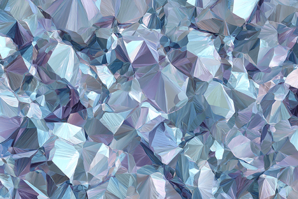 Integrating Abstract Crystal Texture Icy Blue Geom into Professional Design Workflows