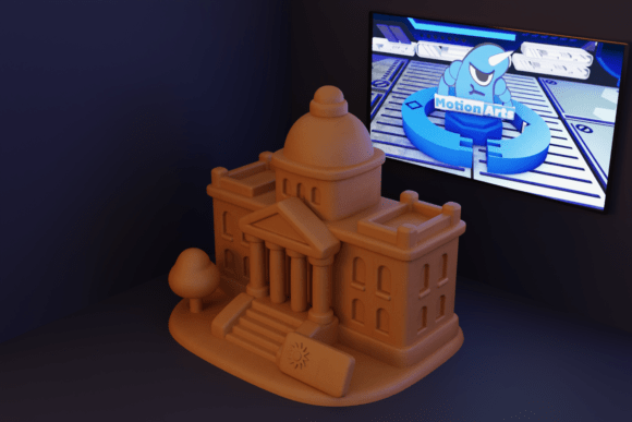 Neoclassical Palace: A 3D Printable Tribute to Architectural Grandeur