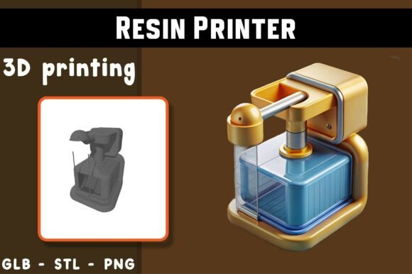 Resin Printer 3D Model: Bringing Digital Fantasy to Physical Reality