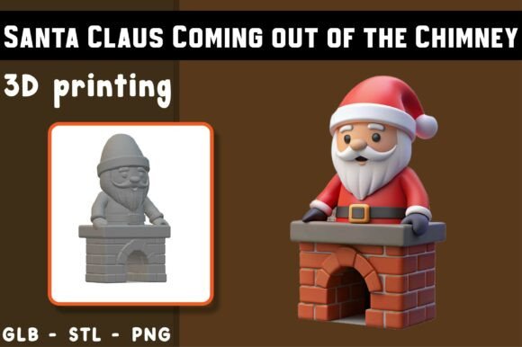 Santa Claus Chimney 3D Model Guide
