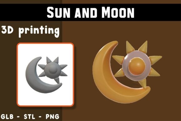 Sun and Moon 3D Model: A Guide to Digital Collectibles and 3D Printing