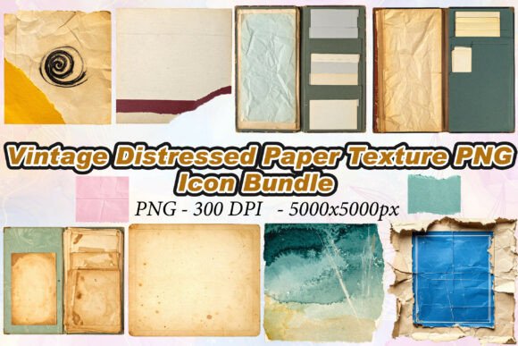 Vintage Distressed Paper Texture PNG Guide